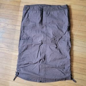 XCVI skirt with ruching and zipper detail
